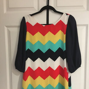 CHEVRON DRESS